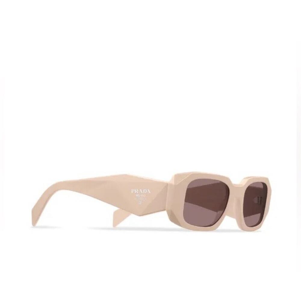 Prada Runway oversize-frame sunglasses Nude new - Picture 2 of 7